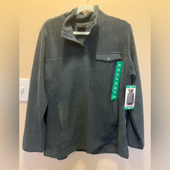 32 Degrees Jackets & Blazers - Gray Fleece Pullover
